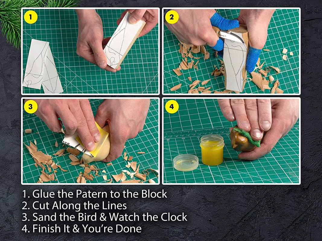 Wood Carving Kit - Bird