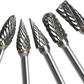 Double Cut Carbide Rotary Burr Set