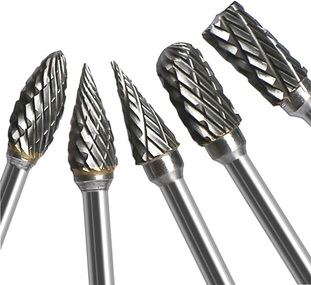 Double Cut Carbide Rotary Burr Set