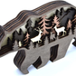 Forest Bear Animal Wooden Statue (Large with Light)