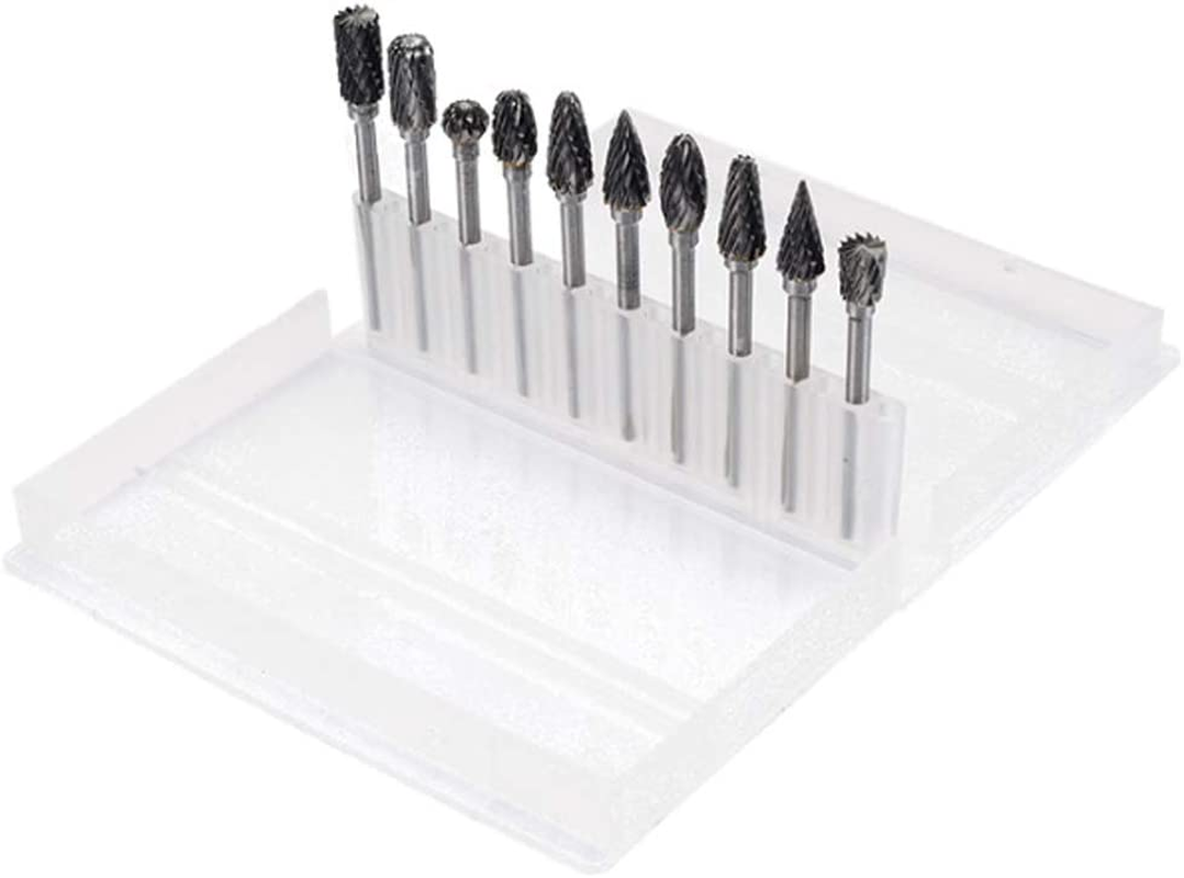 Double Cut Carbide Rotary Burr Set